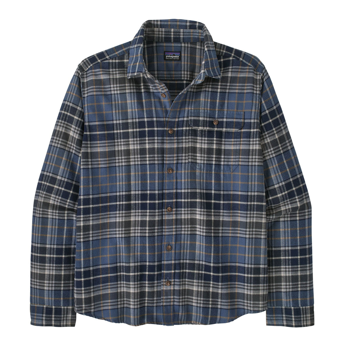 Men's Long-Sleeved Lightweight Fjord Flannel Shirt