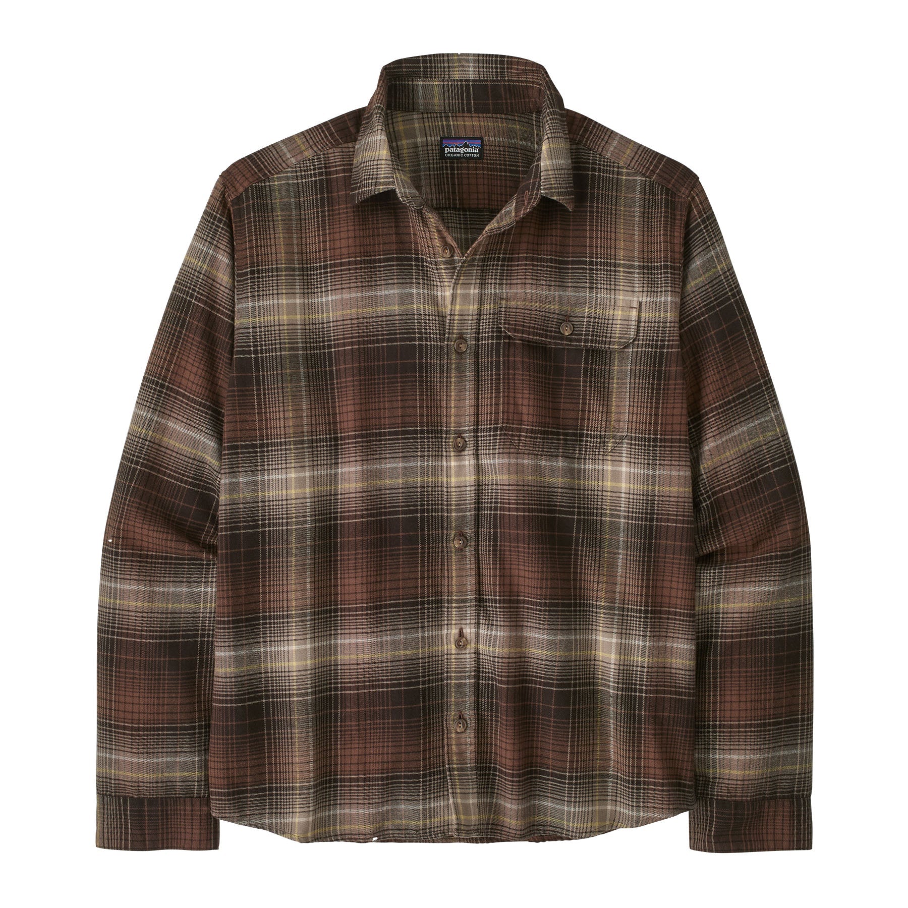 Men's Long-Sleeved Lightweight Fjord Flannel Shirt