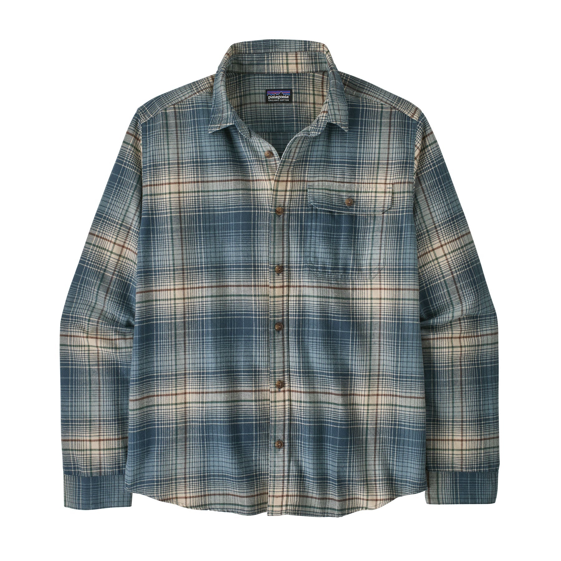 Men's Long-Sleeved Lightweight Fjord Flannel Shirt