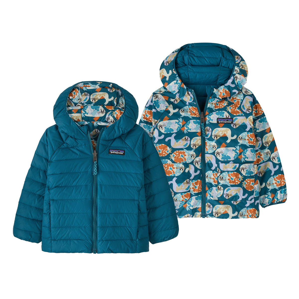 Baby Reversible Down Sweater Hoody