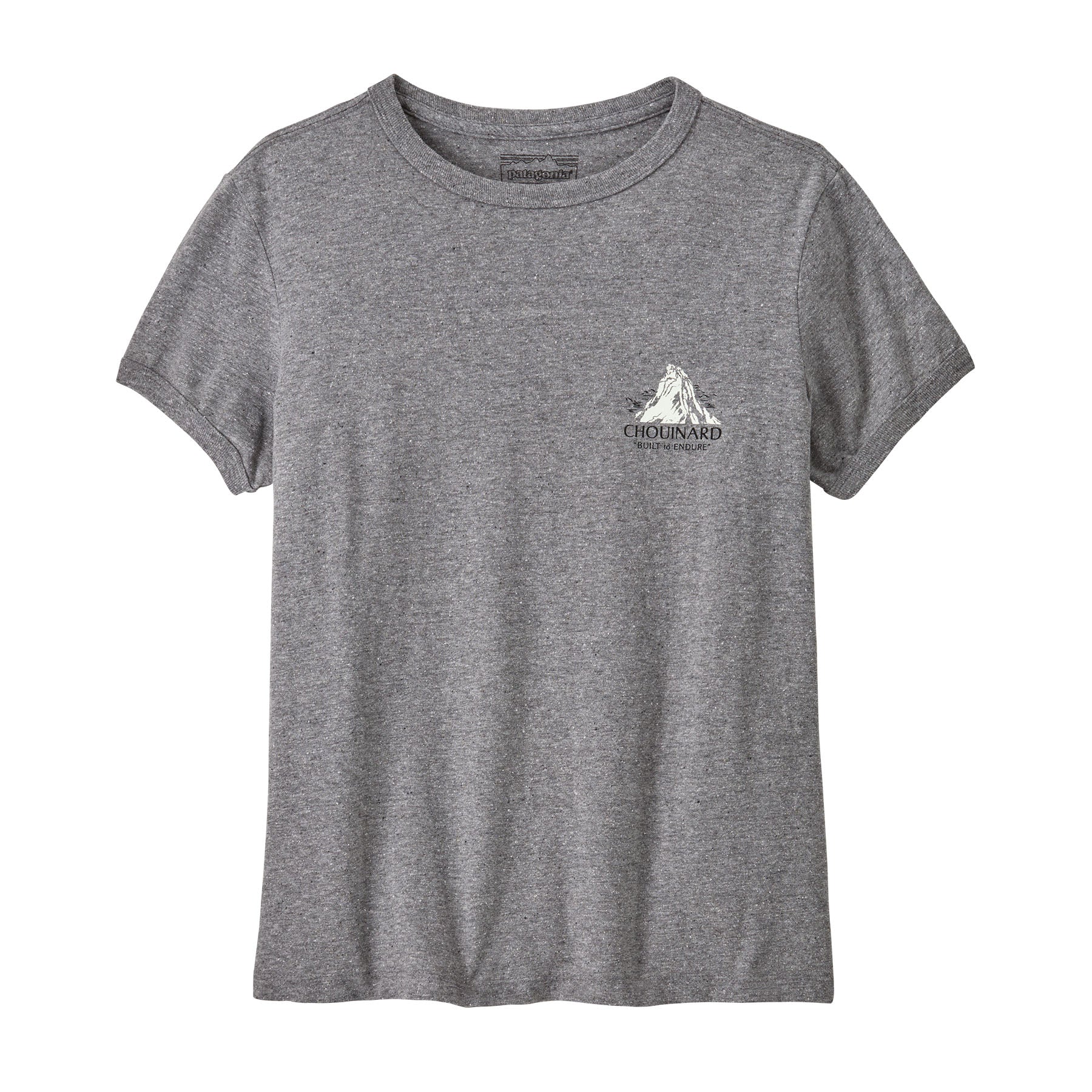 ◆Patagonia◆ Women's Shinad Crest Ringer Responsibility Patagonia Women's Chouinard Crest Ringer Responsibili-Tee