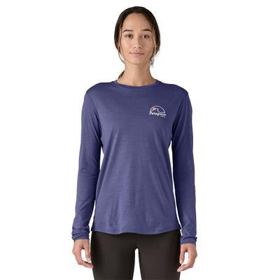 Women's Long-Sleeved Capilene Cool Merino Blend Graphic Shirt