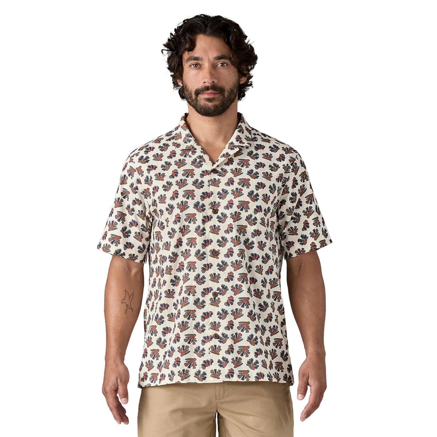 Men's Tidal Threads Camp Shirt - Sale