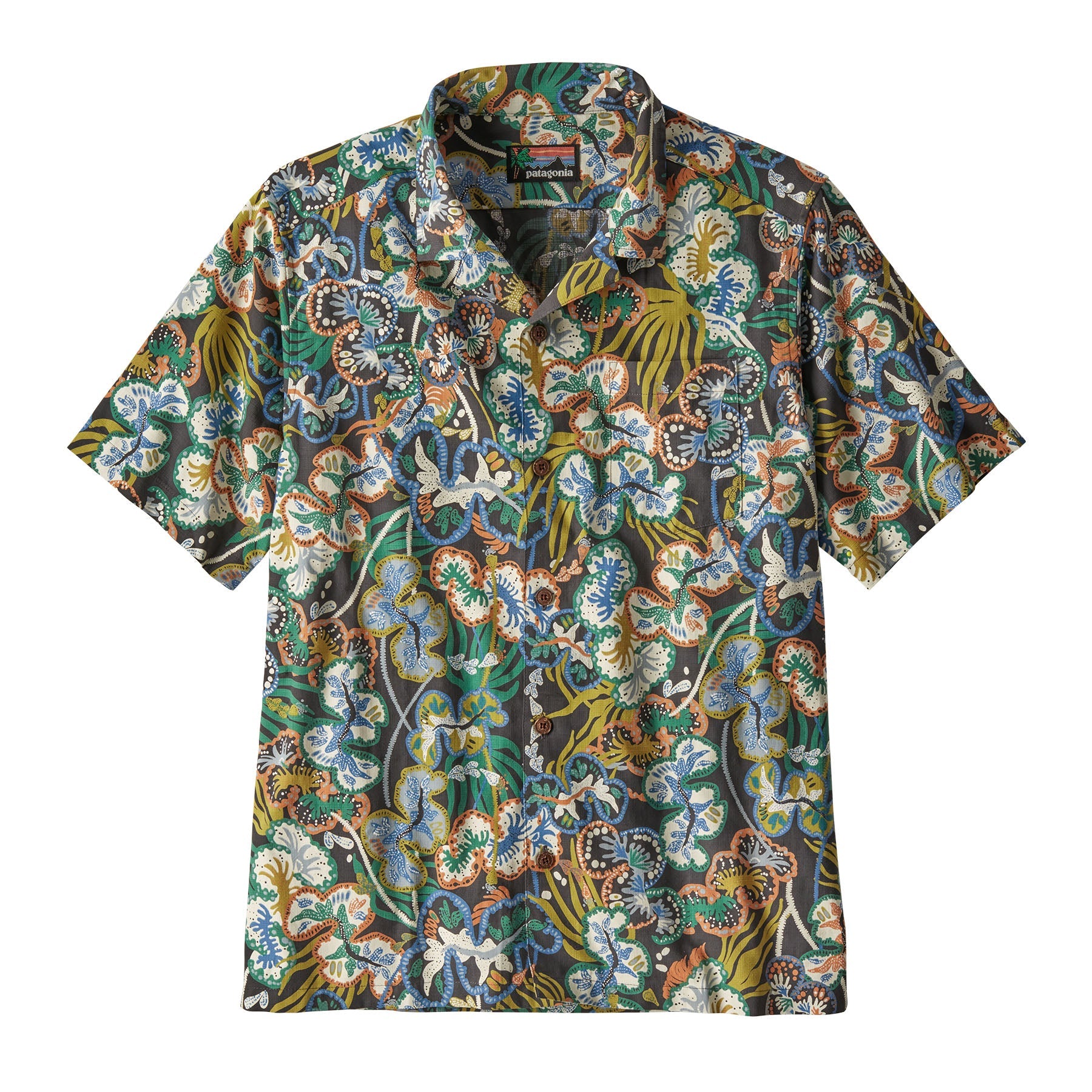 Men's Tidal Threads Camp Shirt - Sale