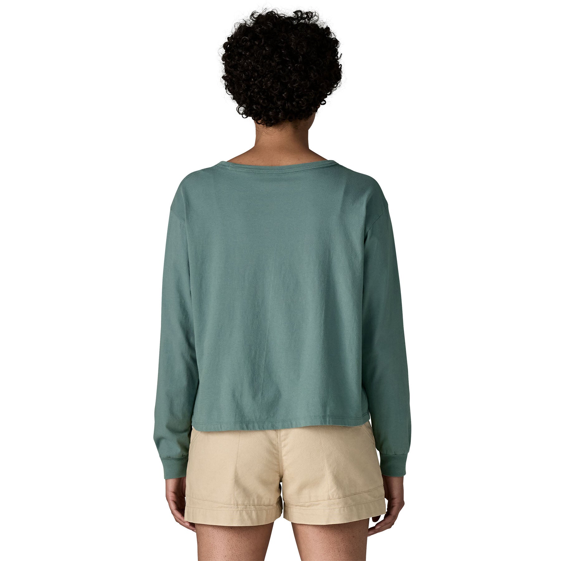 Women’s Long-Sleeved Water People Banner Easy-Cut T-Shirt