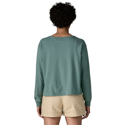 Women’s Long-Sleeved Water People Banner Easy-Cut T-Shirt
