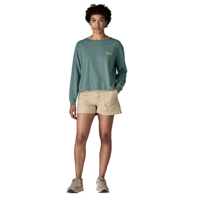 Women’s Long-Sleeved Water People Banner Easy-Cut T-Shirt