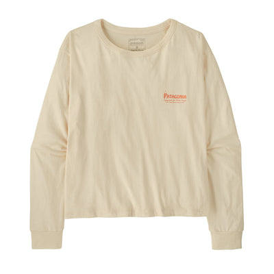 Women’s Long-Sleeved Water People Banner Easy-Cut T-Shirt