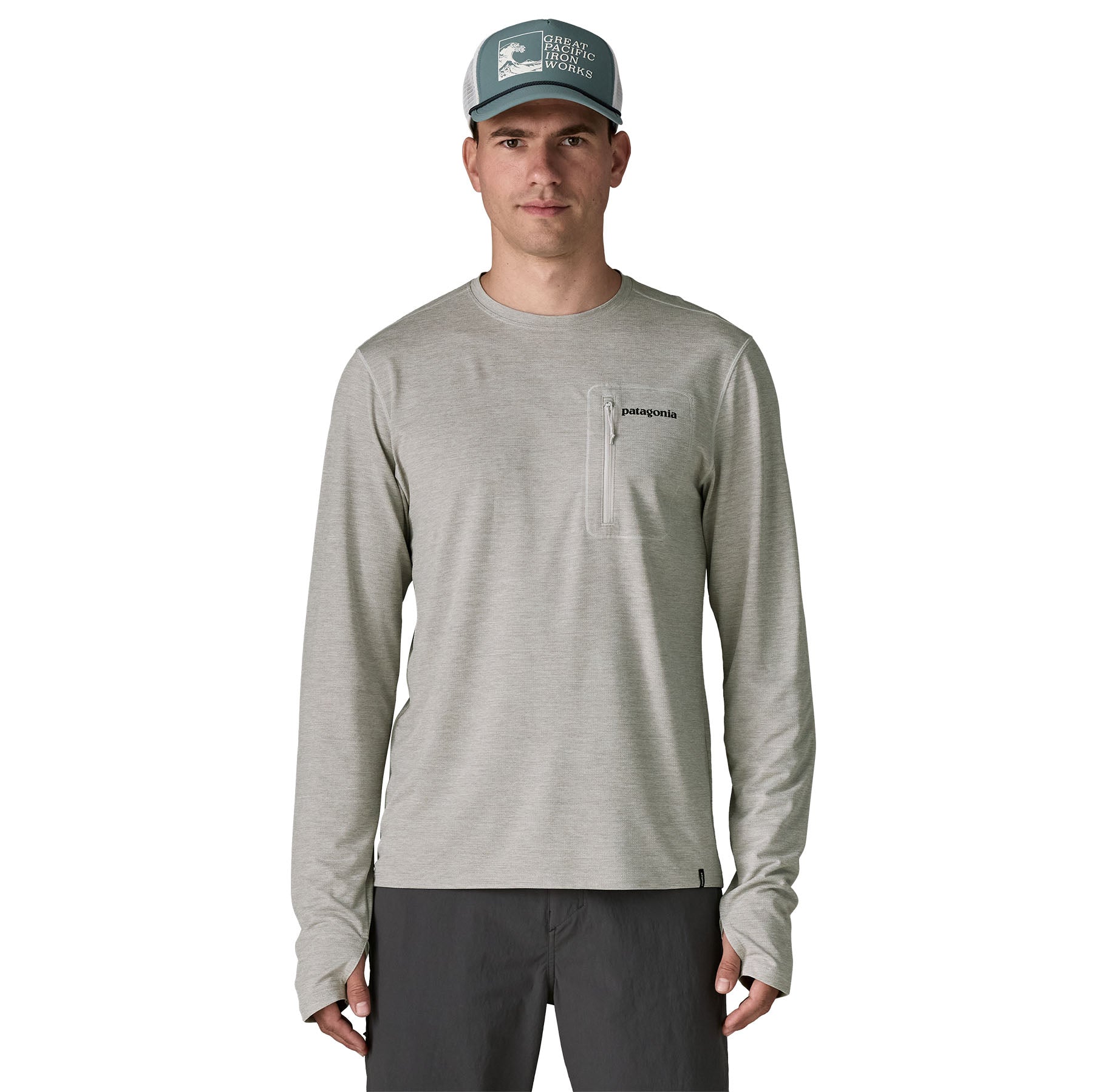Men’s Long-Sleeved Capilene Cool Sun Shirt - Fitz Roy Trout