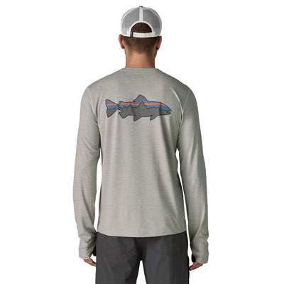 Men’s Long-Sleeved Capilene Cool Sun Shirt - Fitz Roy Trout