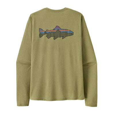 Men’s Long-Sleeved Capilene Cool Sun Shirt - Fitz Roy Trout