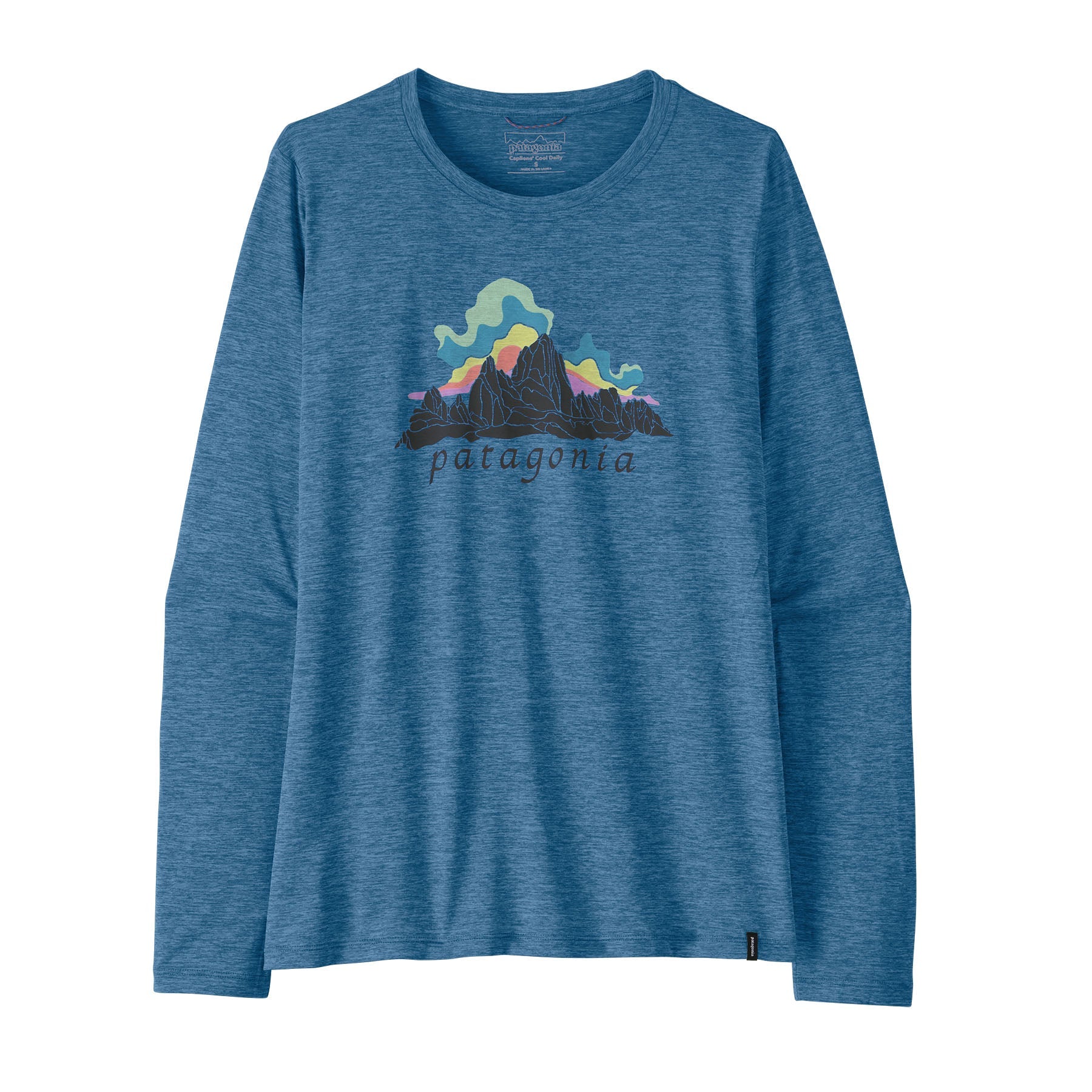 Women’s Long-Sleeved Capilene Cool Daily Shirt - Fitz Roy Nimbus
