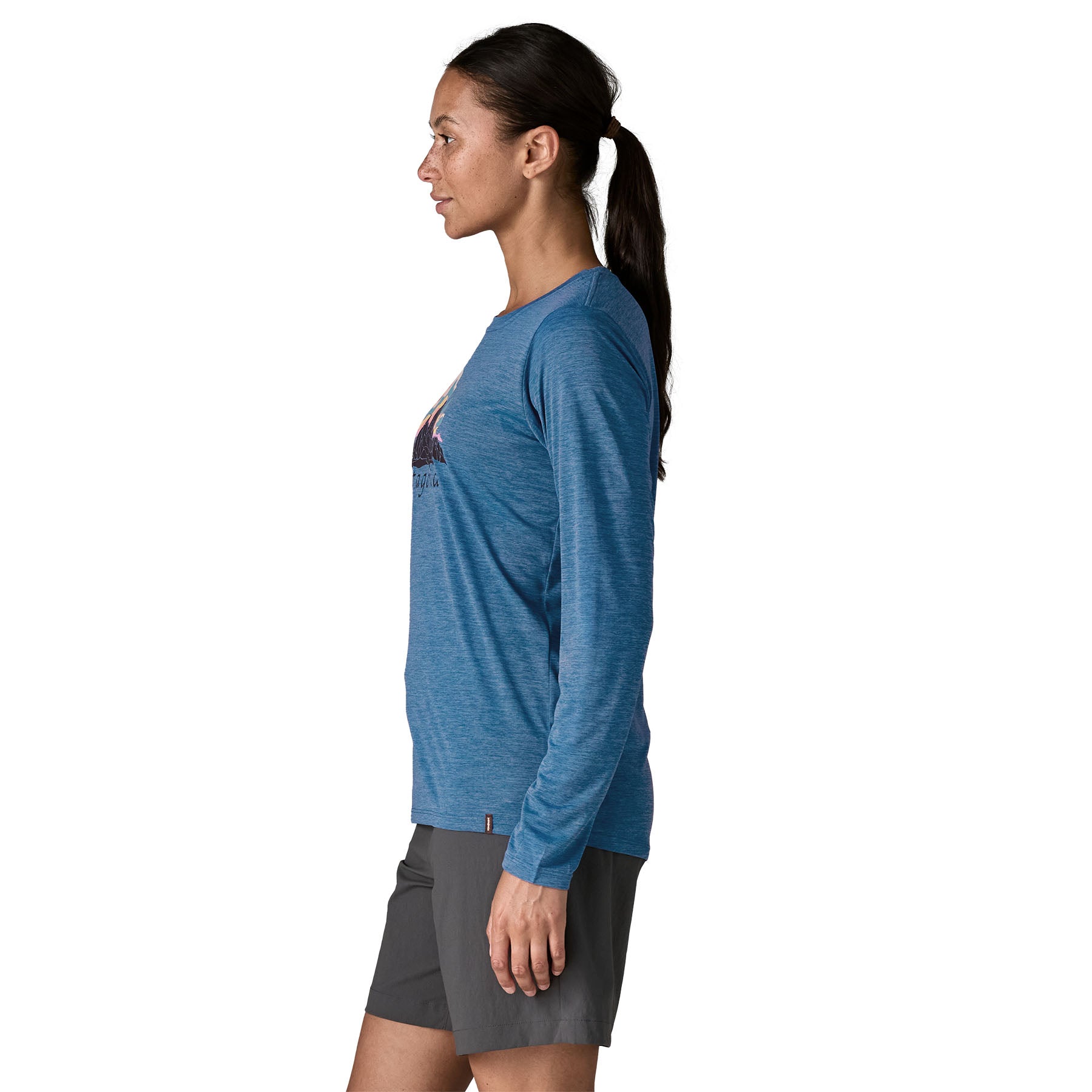 Women’s Long-Sleeved Capilene Cool Daily Shirt - Fitz Roy Nimbus