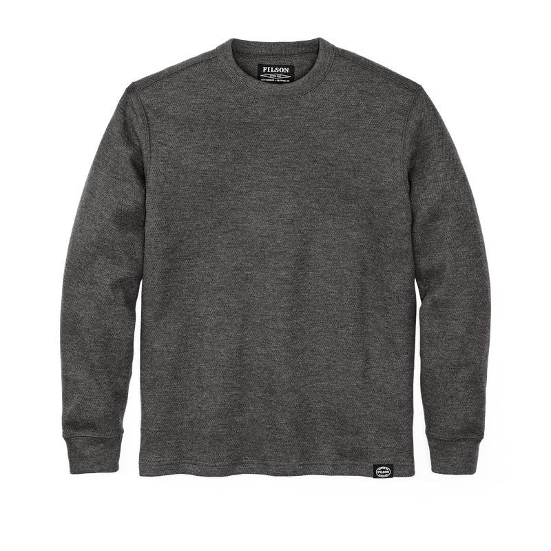 Waffle Knit Thermal Crew