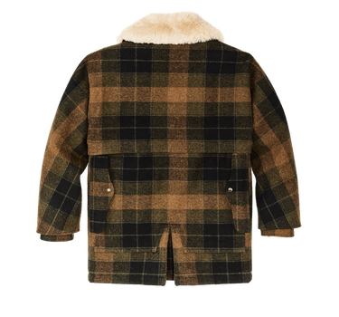 Manteau packer en laine doublé