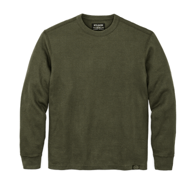 Waffle Knit Thermal Crewneck