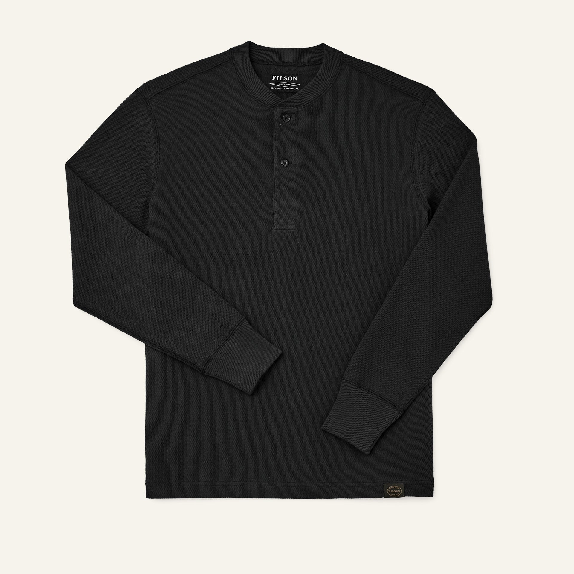 Waffle Knit Henley