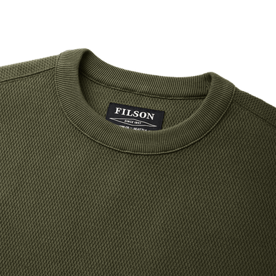 Waffle Knit Thermal Crewneck
