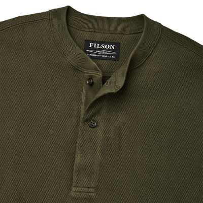 Waffle Knit Henley
