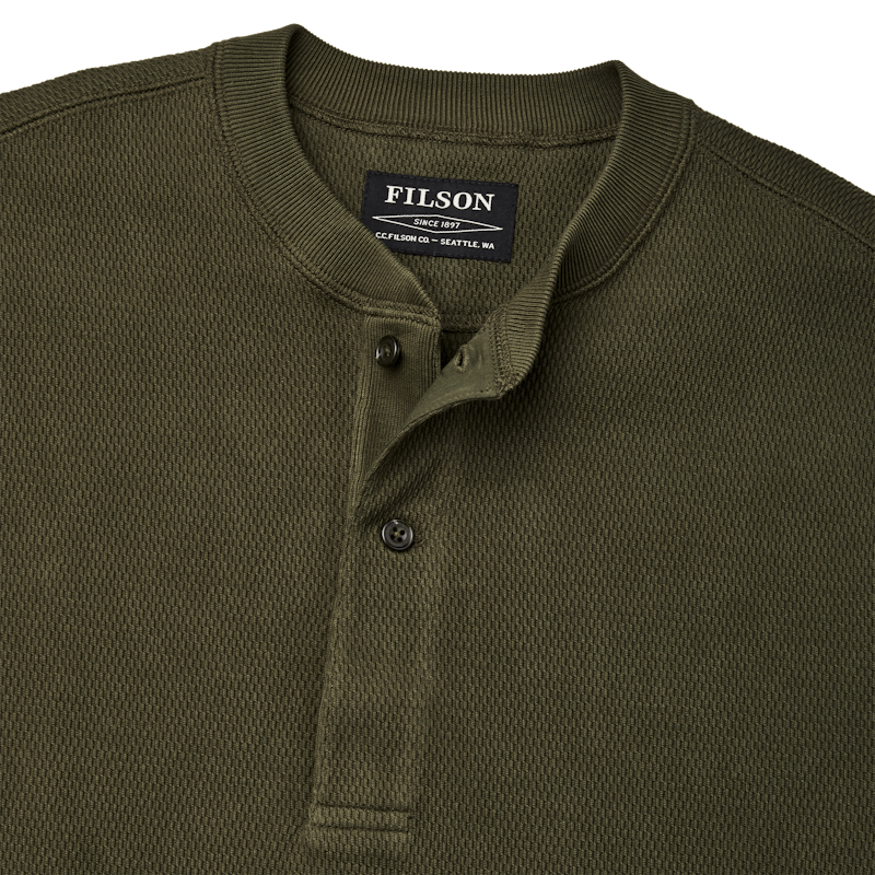 Waffle Knit Henley