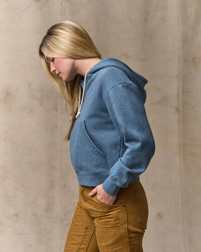 Women's French Terry 1/2 Zip Hoodie