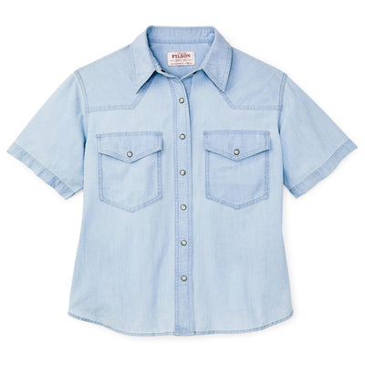 Women's S/S Chambray Western Shirt