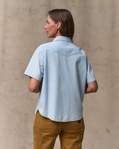 Women's S/S Chambray Western Shirt