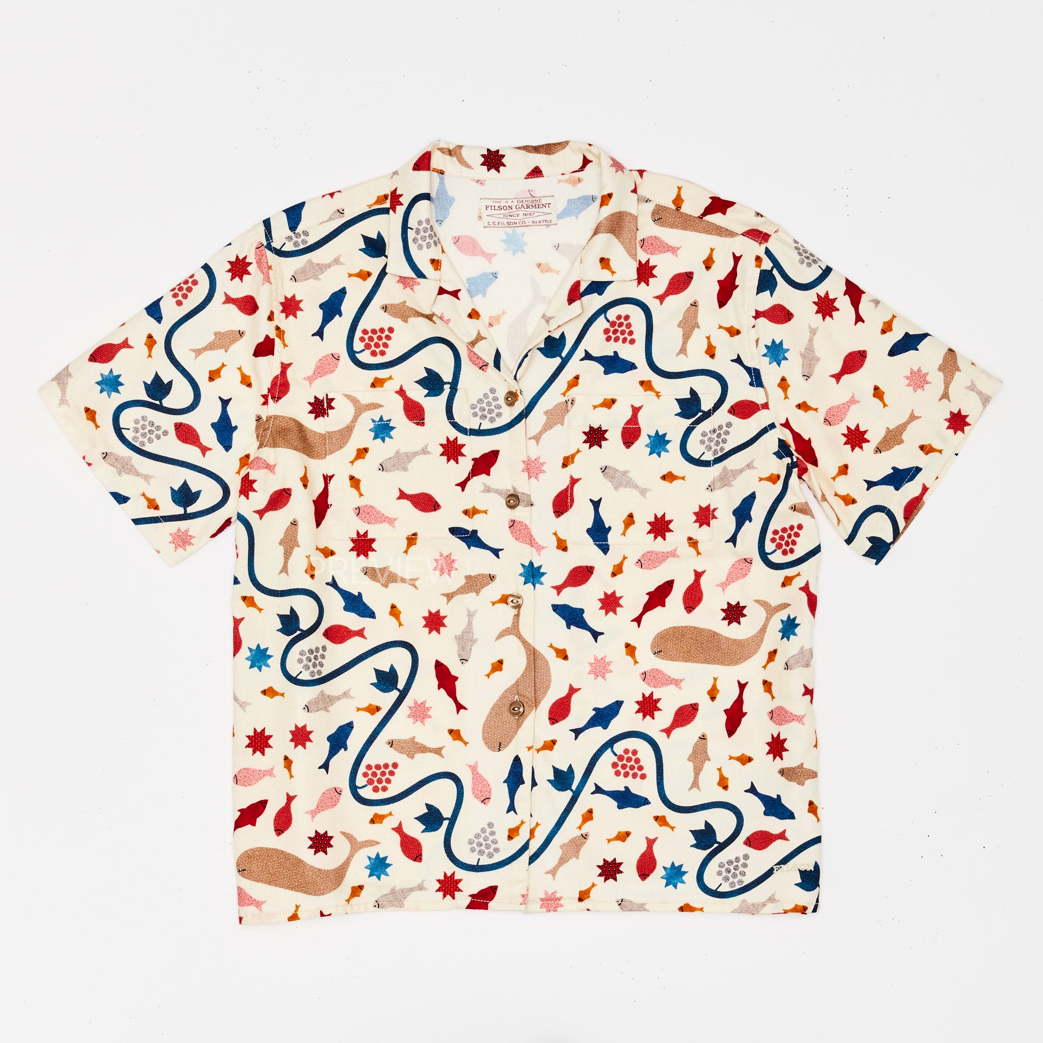 Women's S/S Twill Camp Shirt
