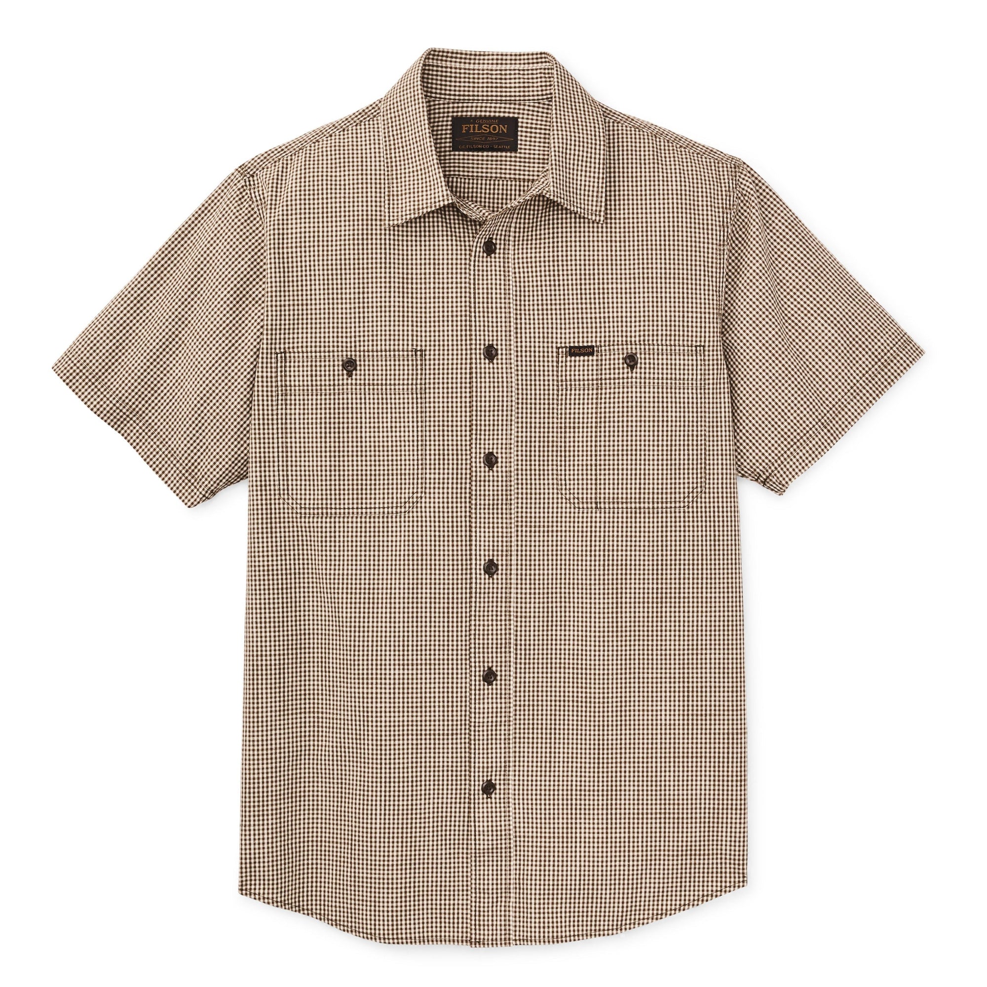 Short Sleeve Chambray Shirt