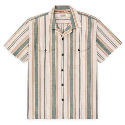 Short Sleeve Chambray Camp Shirt