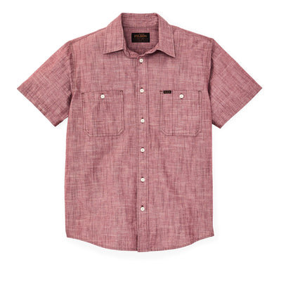 Short Sleeve Chambray Shirt