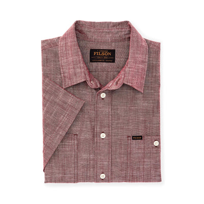 Short Sleeve Chambray Shirt